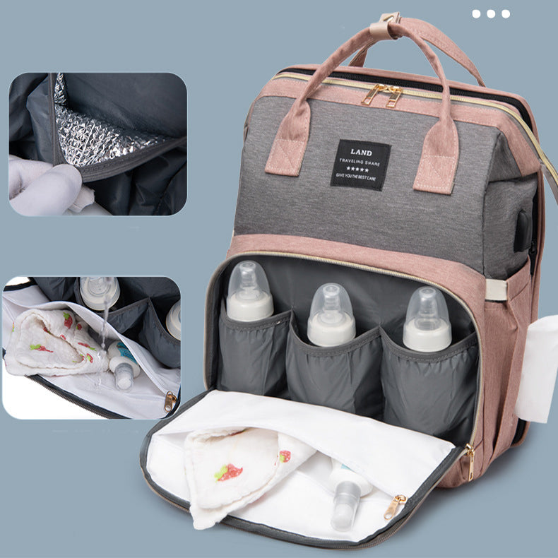 Mommy & Baby Diaper Backpack | Spacious Everyday Organizer